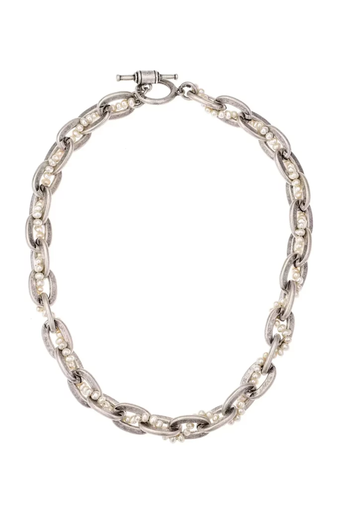The Simone Necklace - Silver | French Kande